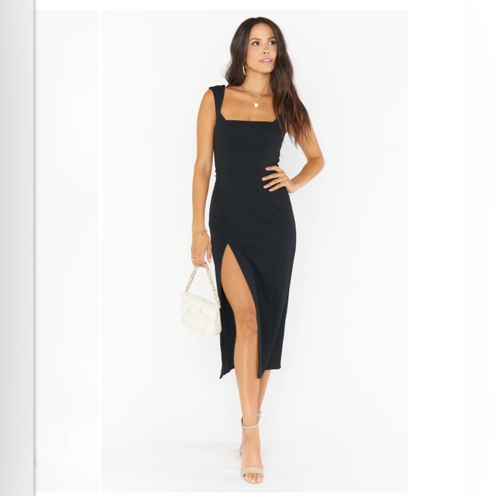 Show Me Your Mumu Black Eden Midi Dress 🖤🖤